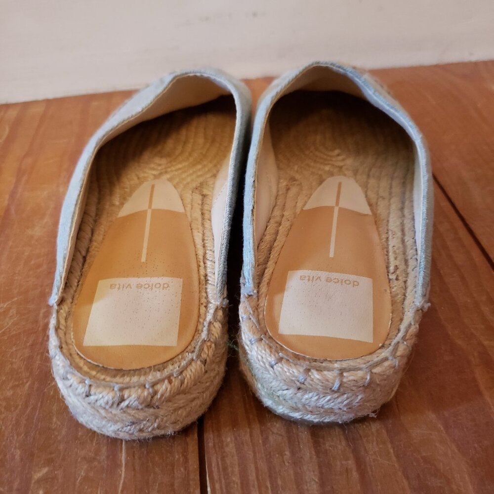 Denim mules flats US 5.5 bohemian beach - Picture 4 of 8